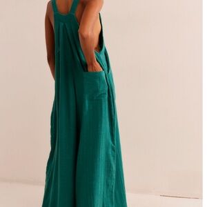 Free People Sun drenched overalls